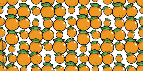 random oranges seamless background