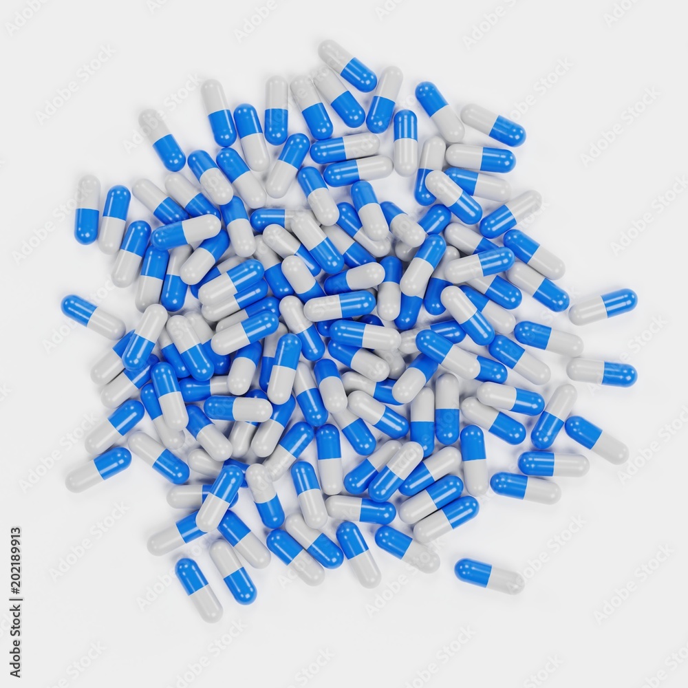 Realistic 3D Render of Pills (Medicine) Realistic 3D Render of Pills (Medicine)