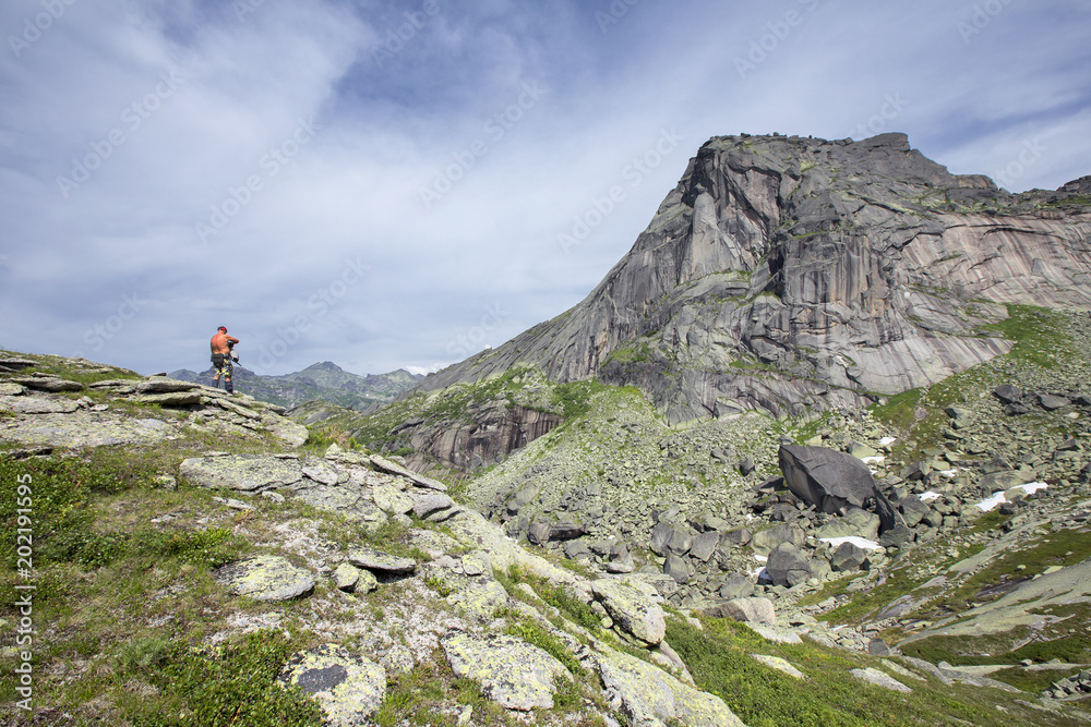 western Sayans on a summer day