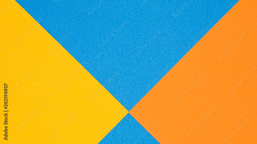 blue, orange and yellow paper texture for background blue, orange and yellow paper texture for background
