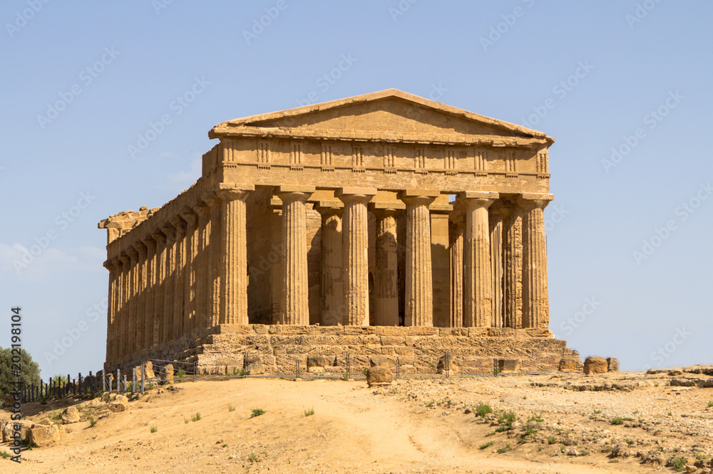 The Temple of Concordia, Agrigento, Italy