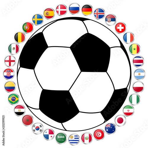 Russian soccer game national teams