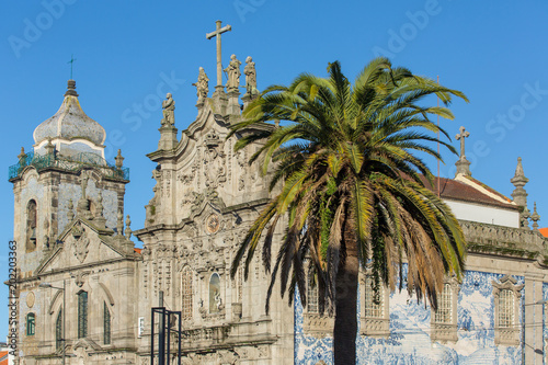 The Church Igreja do Carmo dos Carmelitas in Ribeira - the old town of Porto, Porugal