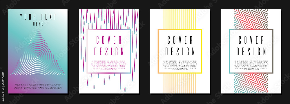 Modern cover design.