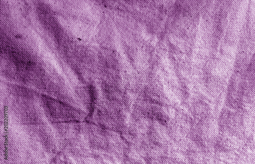 Cotton fabric texture in purple color.