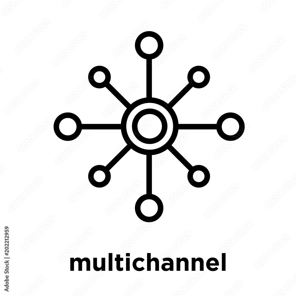 Multichannel Icon Isolated On White Background Stock Vector Adobe Stock multichannel-icon-isolated-on-white-background-stock-vector-adobe-stock