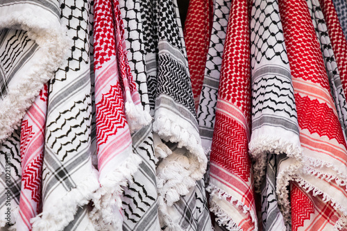 Canvastavla Kufiya man's head scarf popular in the Arab countries.