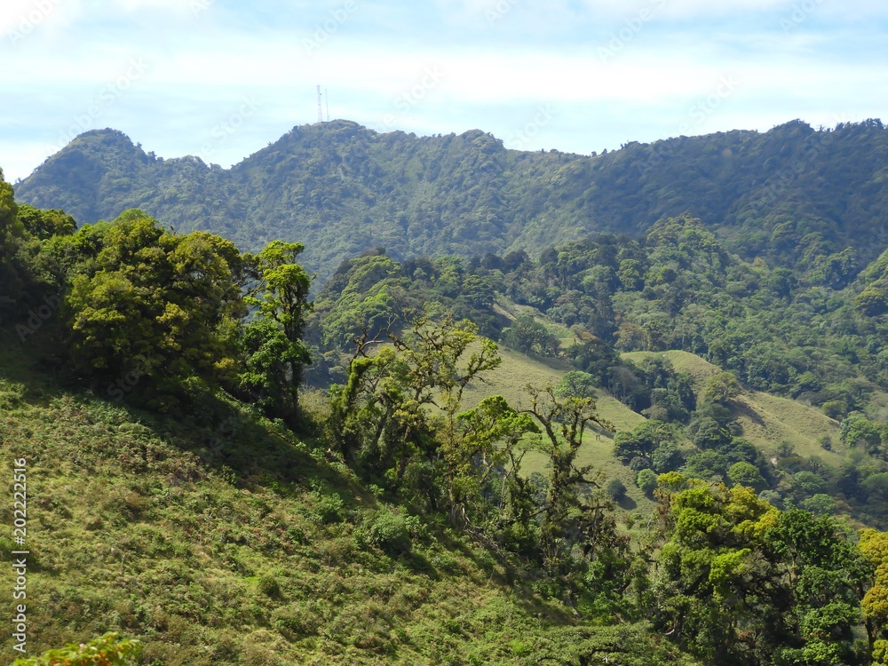 Obraz premium Cedral Peak in Costa Rica