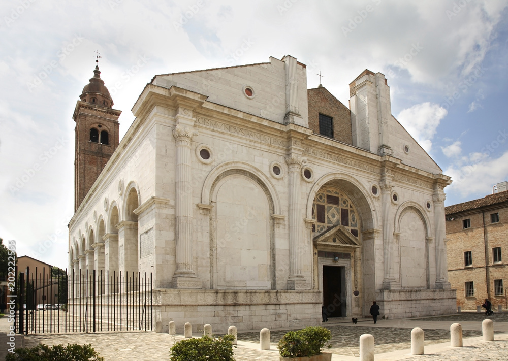 Malatesta Temple in Rimini. Emilia-Romagna region. Italy