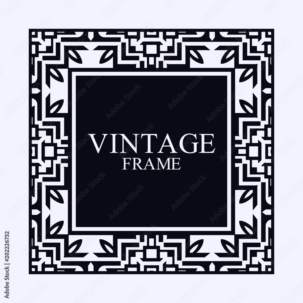 Art Deco frame border Art Deco frame border
