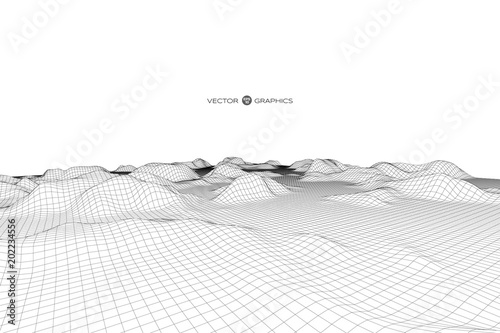 3d vector landscape
