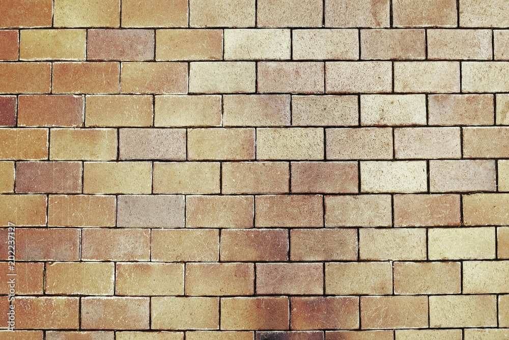 Obraz premium Red granite pavement background texture