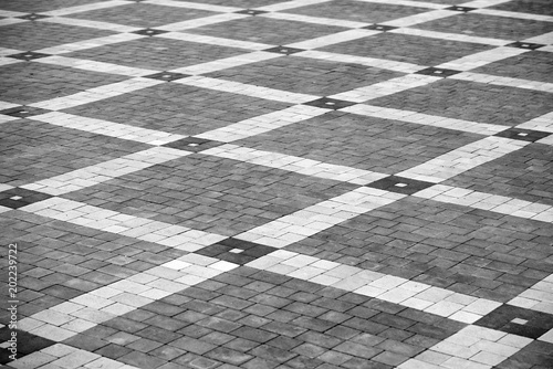 Old pavement in a pattern © Alisa
