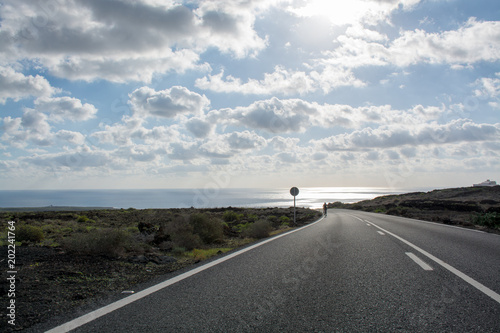 Roads on Lanzarote island, transportation, best way to discover island with rencal car