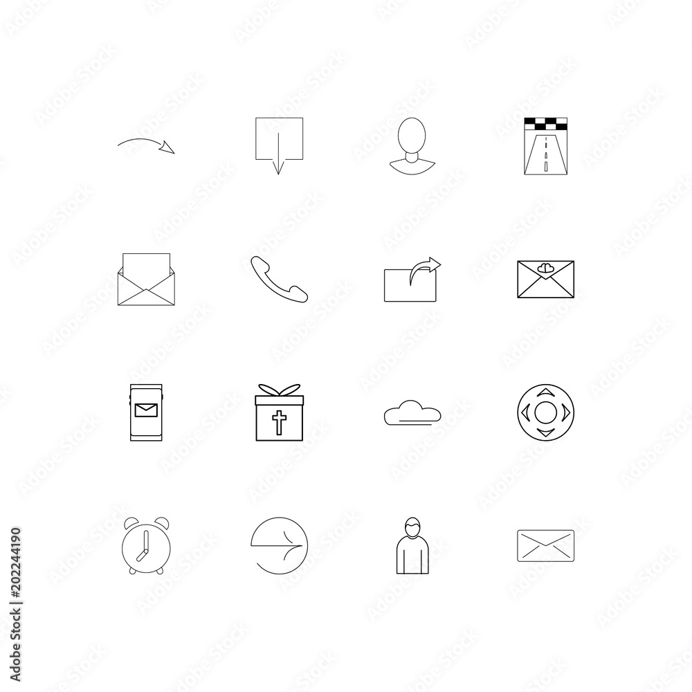 Web Applications simple linear icons set. Outlined vector icons Web Applications simple linear icons set. Outlined vector icons