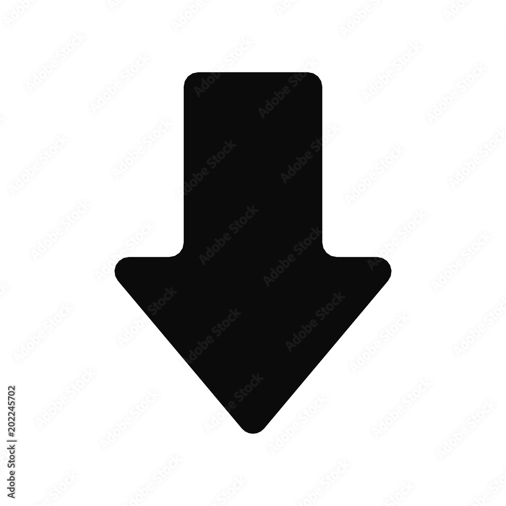 Vector Arrow Pointing down Vector Arrow Pointing down
