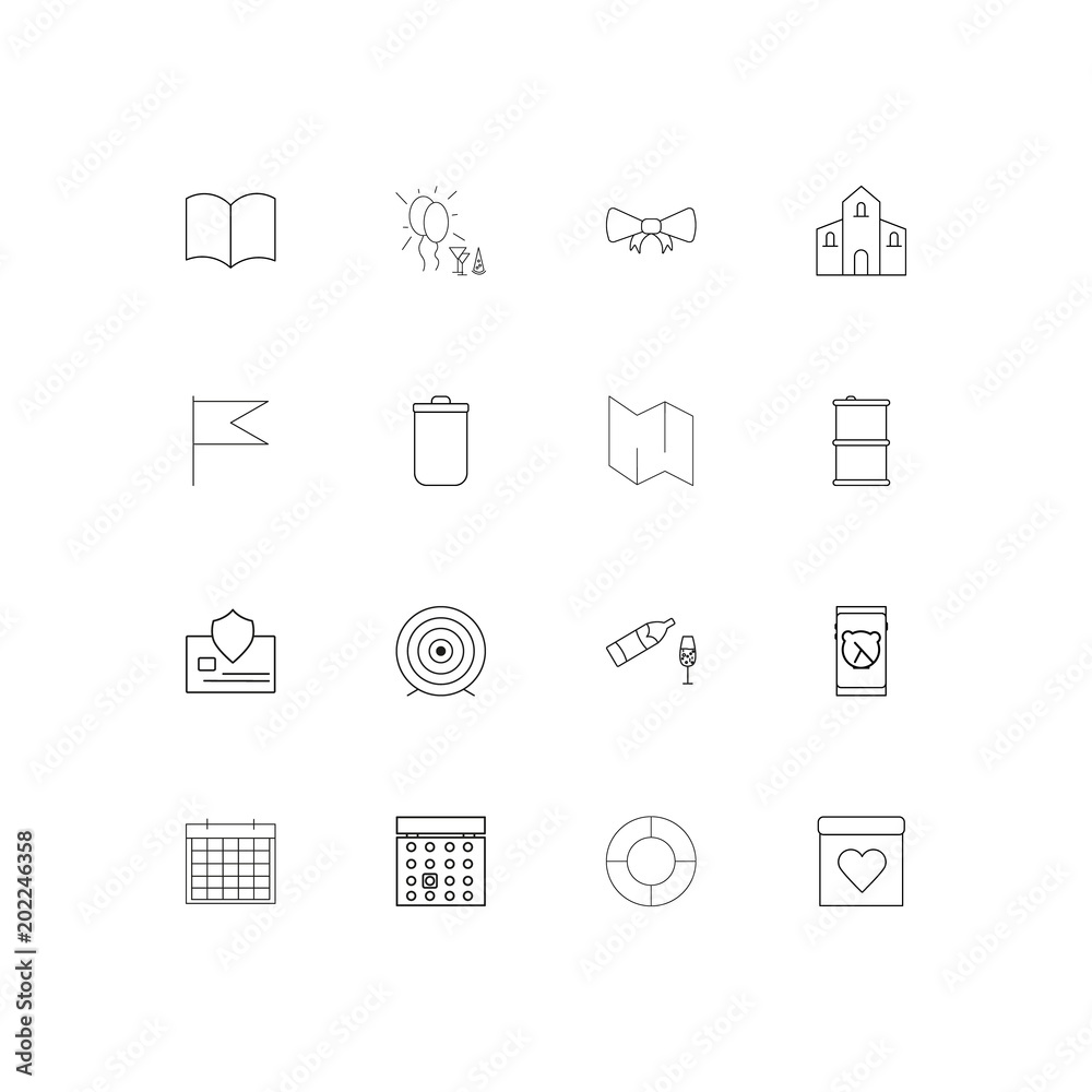 Lifestyle simple linear icons set. Outlined vector icons Lifestyle simple linear icons set. Outlined vector icons