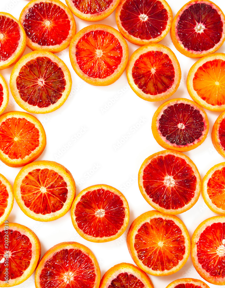 blood orange isolated on white blood orange isolated on white