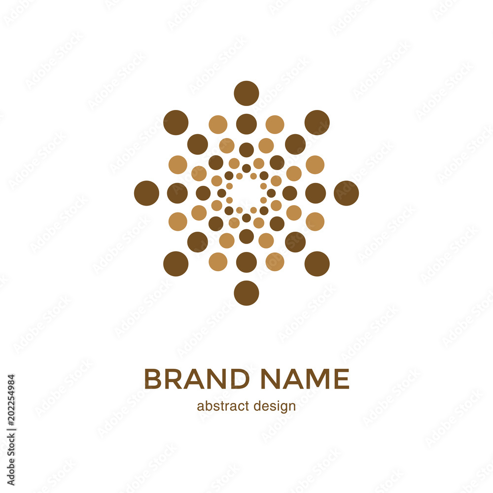 Obraz premium Halftone dots forms