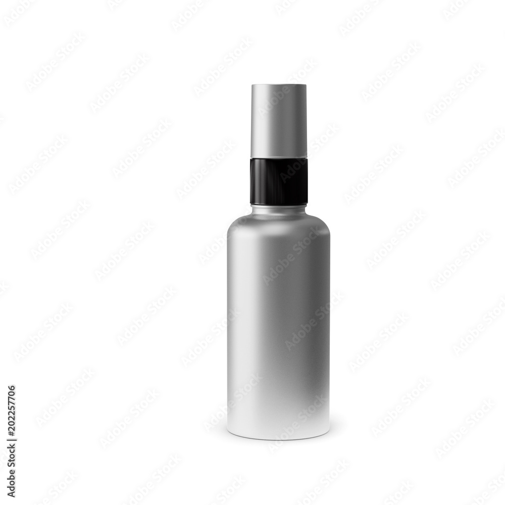 metal bottle white background 3d illustration metal bottle white background 3d illustration