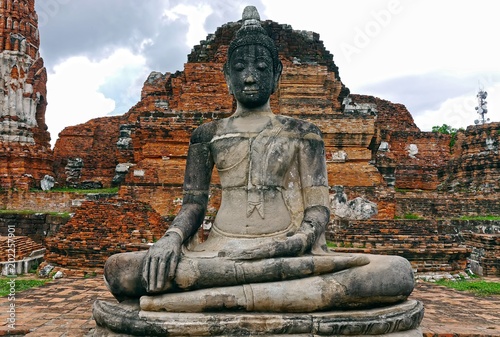 Buddha in Ayutthaya. THAILAND