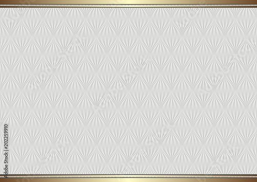 vintage background with decorative pattern golden border