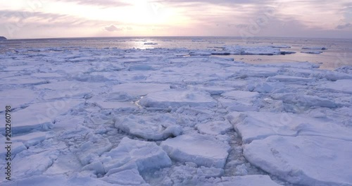 空撮 流氷