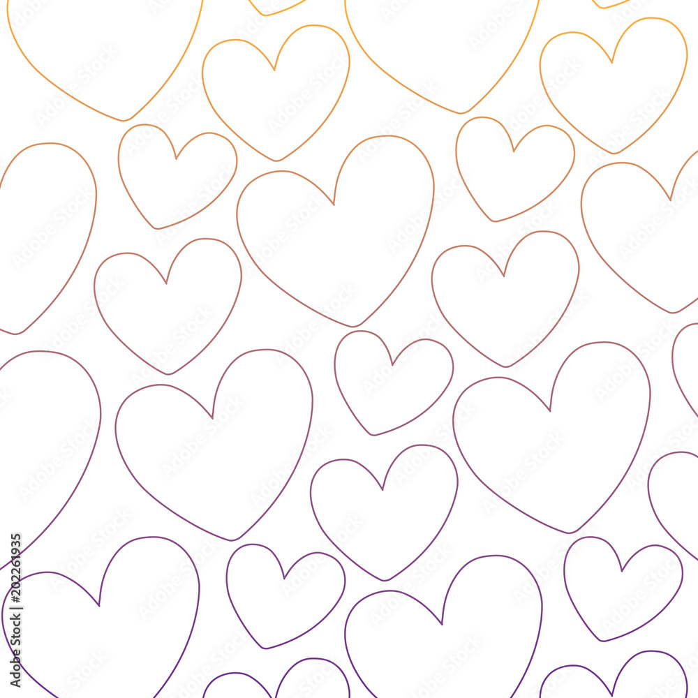 hearts background, colorful design. vector illustration