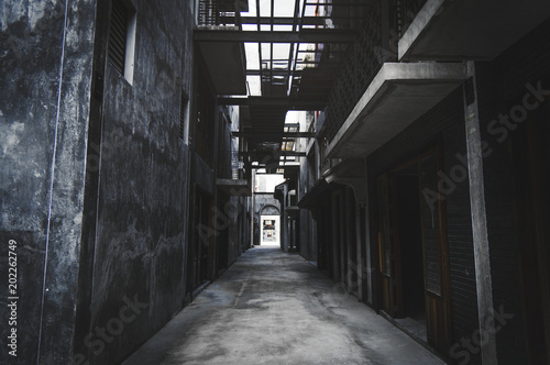 Alley way in Bangkok city