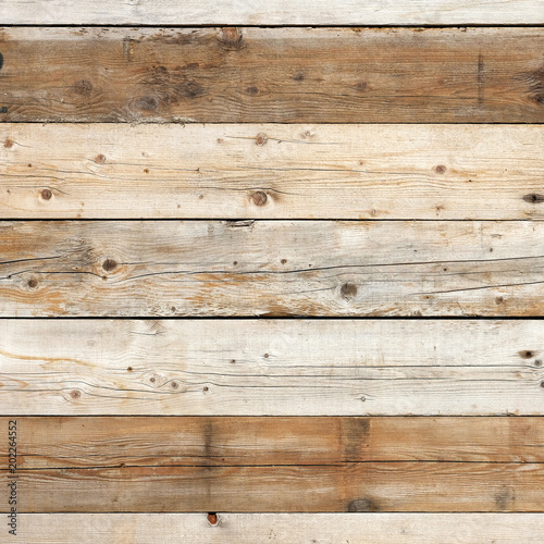 Old barn wall weathered distressed faded pine wood grain wooden plank texture background surface photo square format