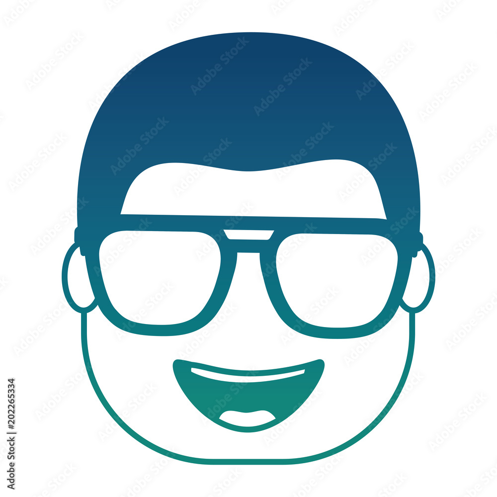 head man with sunglasses icon vector illustration design head man with sunglasses icon vector illustration design