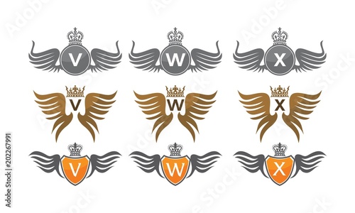 Wing Crown Design Template Set