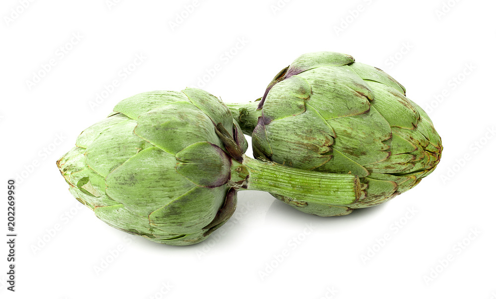 Obraz premium artichoke isolated on white background