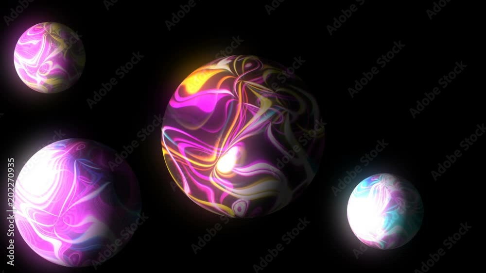 Sphere with glowing bright lines on black, 3d rendering background, computer generating Sphere with glowing bright lines on black, 3d rendering background, computer generating