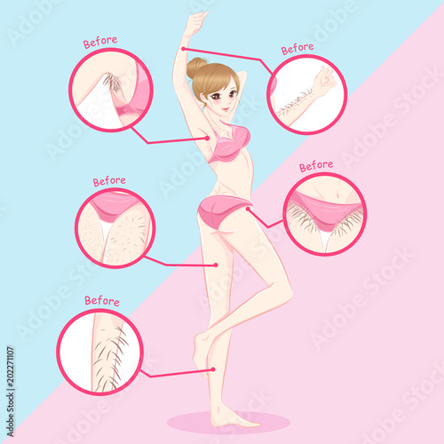 woman with hair problem