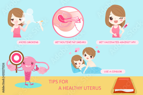 woman with uterine