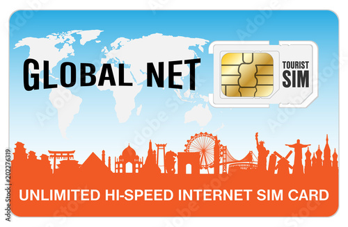 global travel tourist internet smartphone sim card