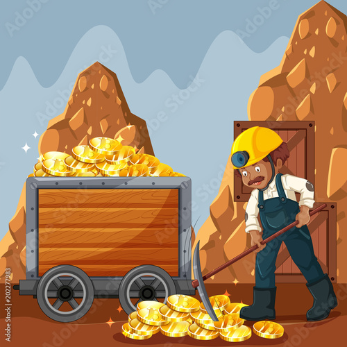 Cyber Coin Mining and Worker