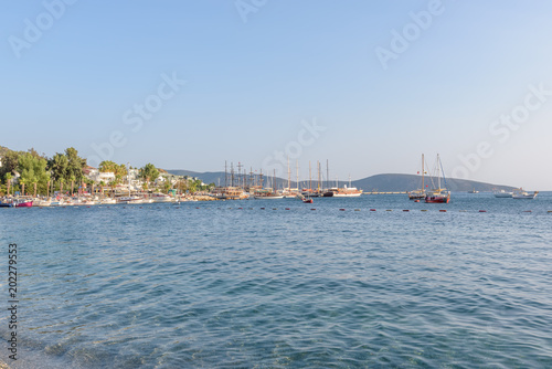 Marine with luxury yachts and sail yachts in Bodrum © epic_images