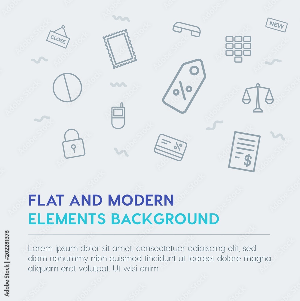 mobile, email, shopping outline vector icons and elements background concept on grey background.Multipurpose use on websites, presentations, brochures and more mobile, email, shopping outline vector icons and elements background concept on grey background.Multipurpose use on websites, presentations, brochures and more