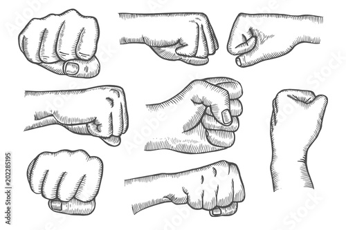 Set of fists