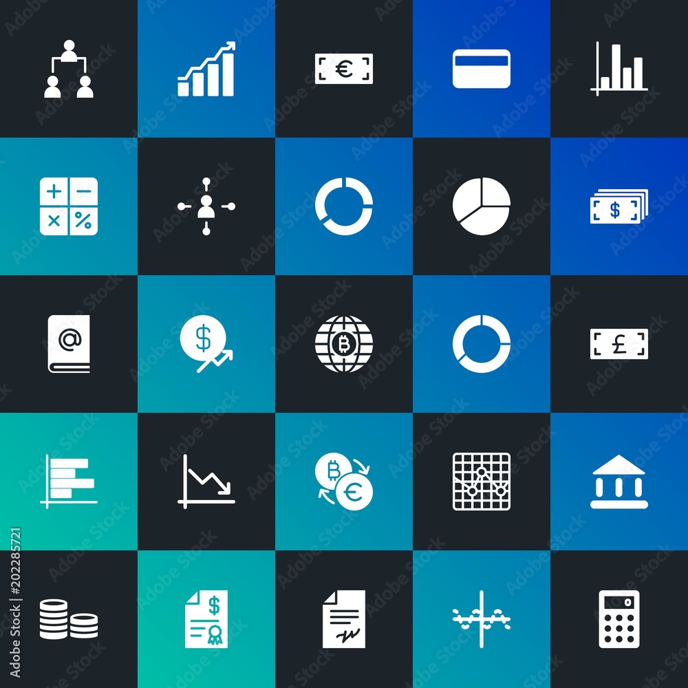 Modern Simple Set of business, money, charts Vector fill Icons. Contains such Icons as cash, building, diagram, team, card and more on dark and gradient background. Fully Editable. Pixel Perfect. Modern Simple Set of business, money, charts Vector fill Icons. Contains such Icons as cash, building, diagram, team, card and more on dark and gradient background. Fully Editable. Pixel Perfect.