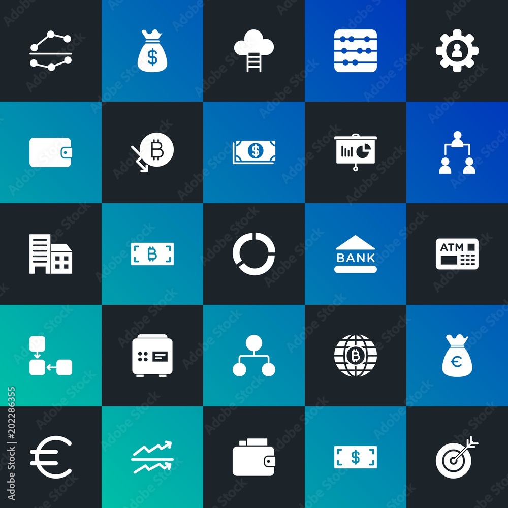 Modern Simple Set of business, money, charts Vector fill Icons. Contains such Icons as full, sack, education, high, goal and more on dark and gradient background. Fully Editable. Pixel Perfect. Modern Simple Set of business, money, charts Vector fill Icons. Contains such Icons as full, sack, education, high, goal and more on dark and gradient background. Fully Editable. Pixel Perfect.