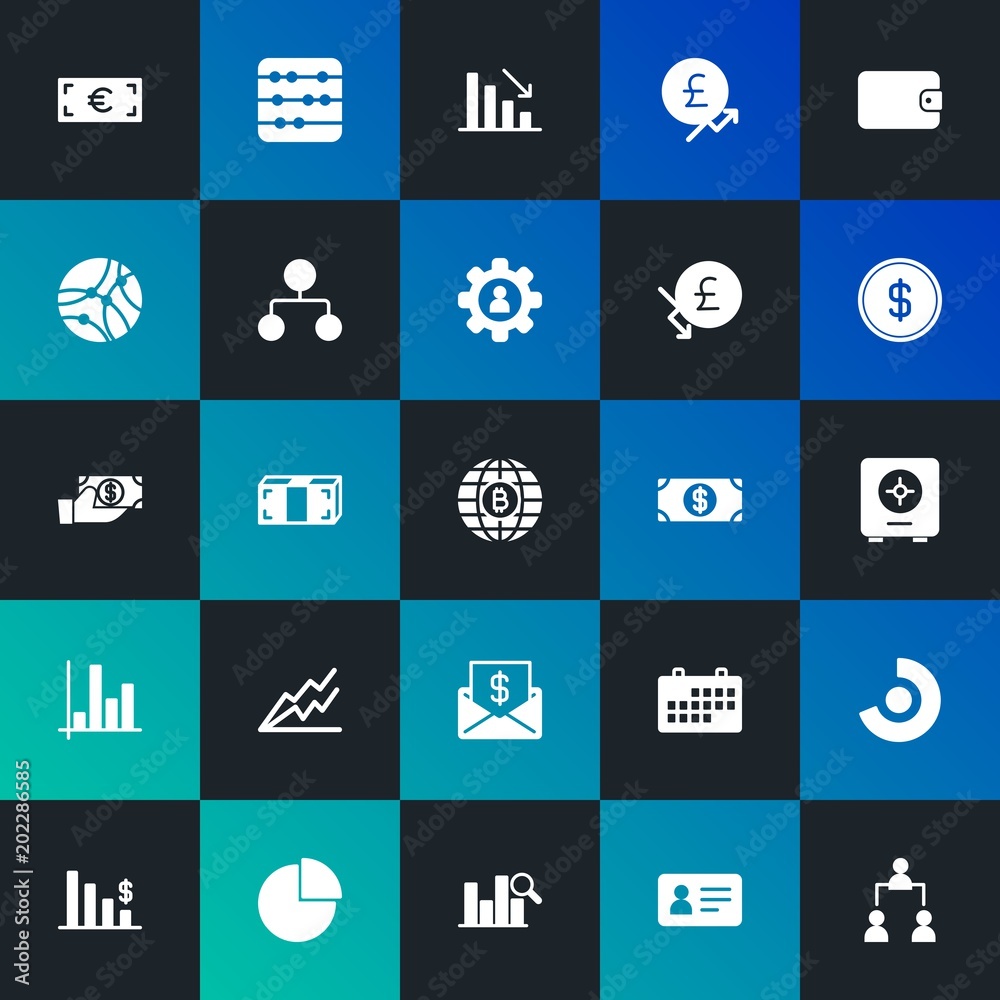 Modern Simple Set of business, money, charts Vector fill Icons. Contains such Icons as abacus, percentage, month, office, pie and more on dark and gradient background. Fully Editable. Pixel Perfect. Modern Simple Set of business, money, charts Vector fill Icons. Contains such Icons as abacus, percentage, month, office, pie and more on dark and gradient background. Fully Editable. Pixel Perfect.