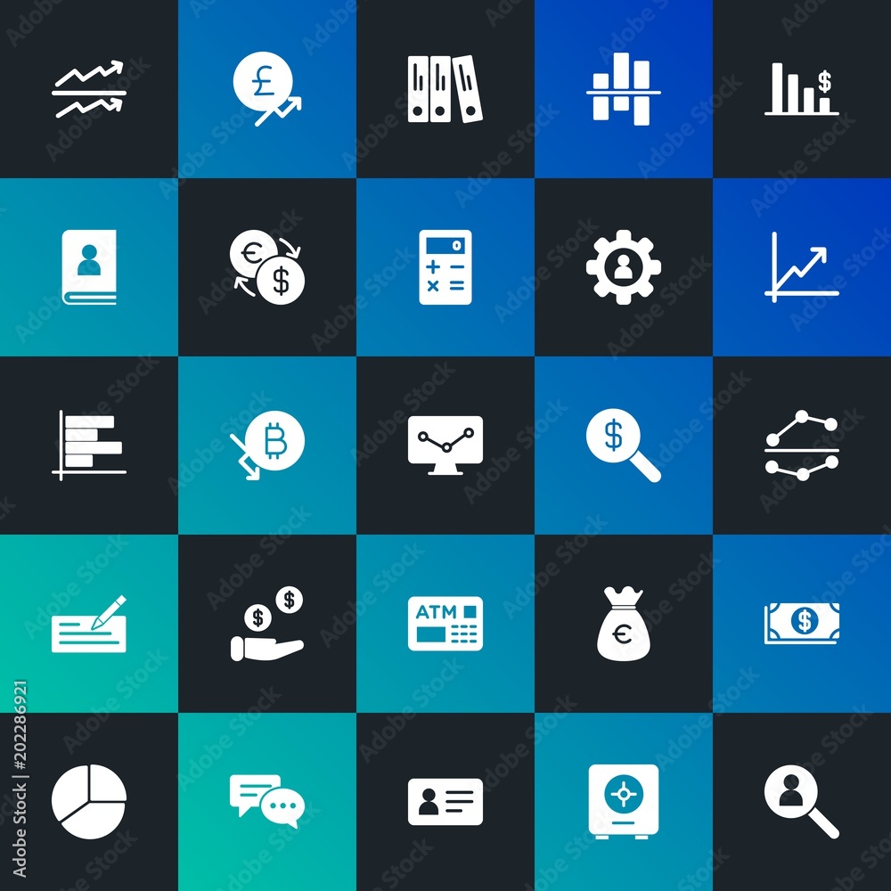 Modern Simple Set of business, money, charts Vector fill Icons. Contains such Icons as save, usd, paper, passport, chat, job and more on dark and gradient background. Fully Editable. Pixel Perfect. Modern Simple Set of business, money, charts Vector fill Icons. Contains such Icons as save, usd, paper, passport, chat, job and more on dark and gradient background. Fully Editable. Pixel Perfect.