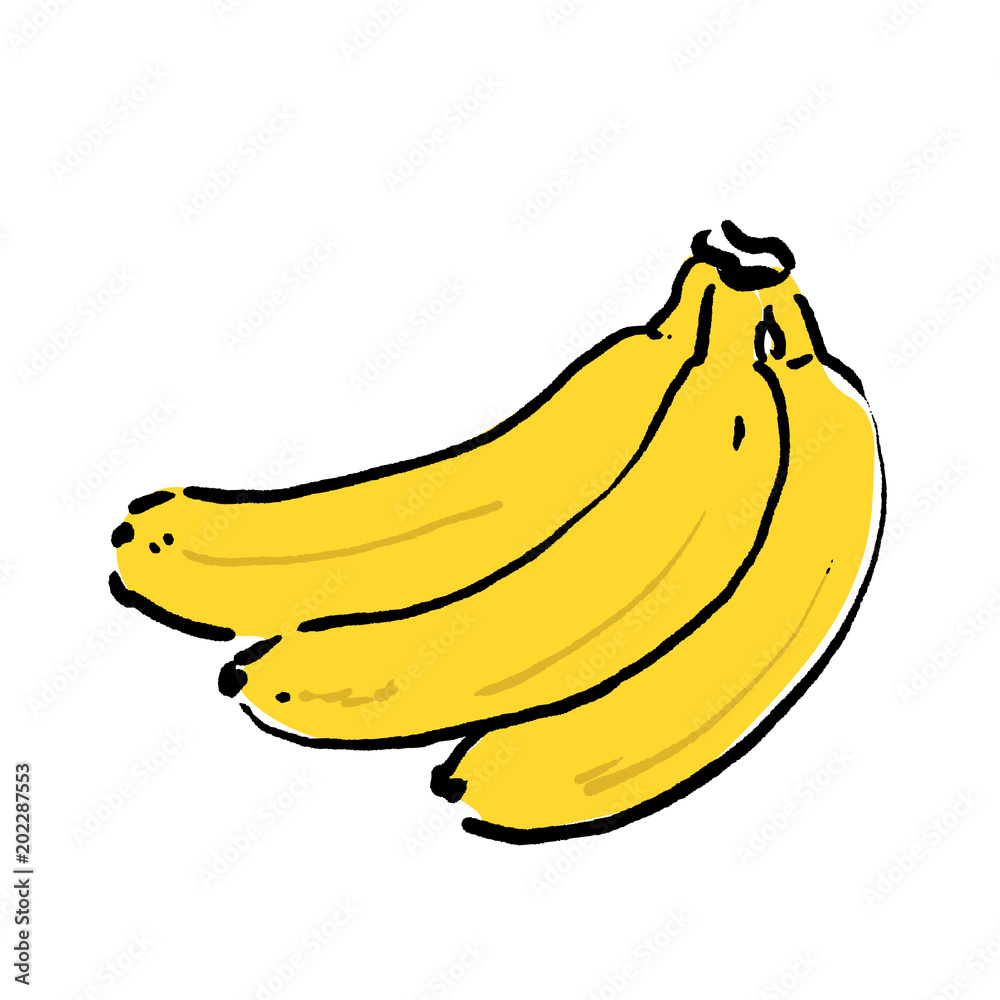 バナナ イラスト Stock Vector Adobe Stock バナナ イラスト Stock Vector Adobe Stock