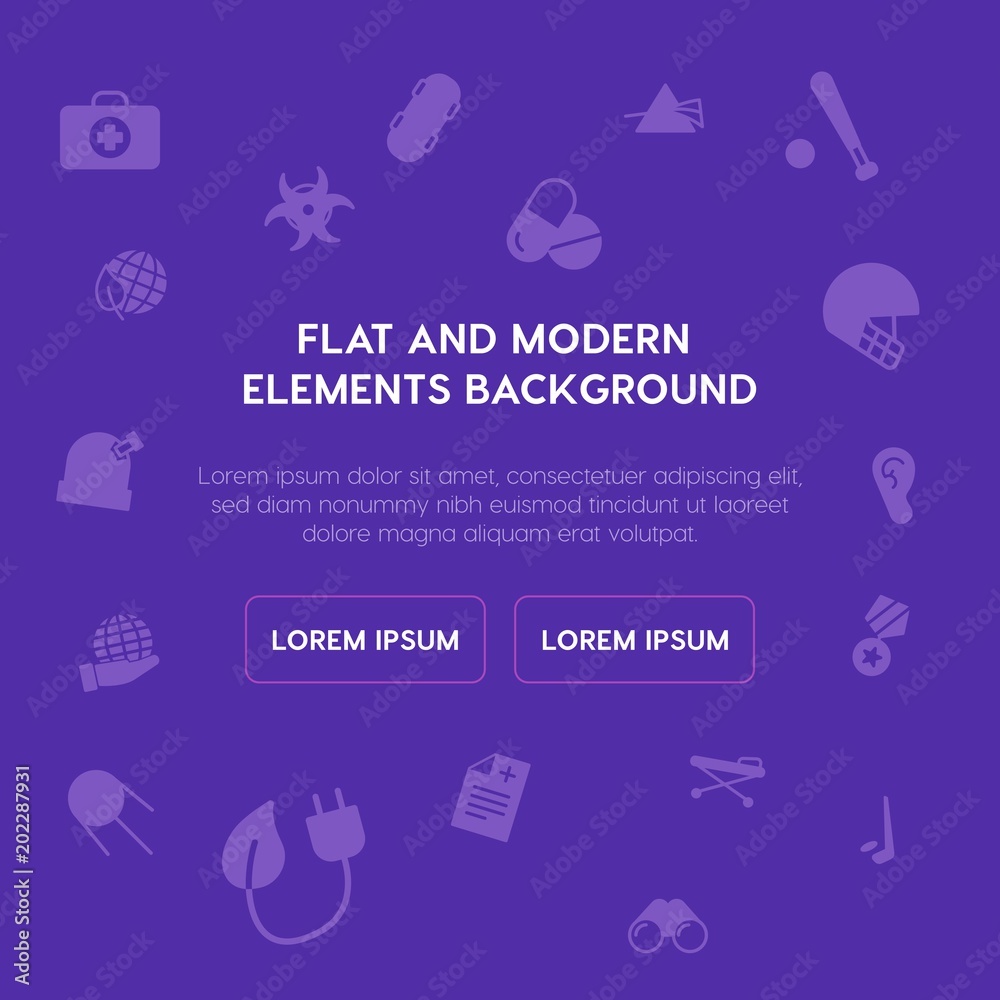 health, science, sports, nature fill vector icons and elements background concept on purple background.Multipurpose use on websites, presentations, brochures and more health, science, sports, nature fill vector icons and elements background concept on purple background.Multipurpose use on websites, presentations, brochures and more