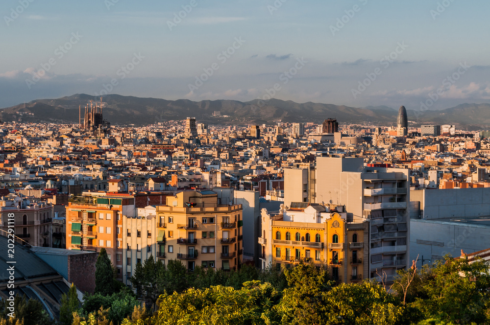 Evening Barcelona, Spain