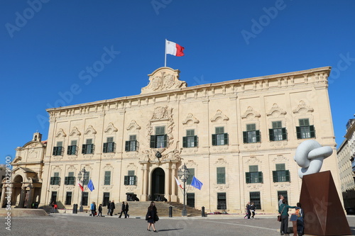 Historical Government Palace in Valletta, Malta 