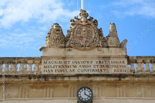 Main Guard Building at Palace square in Valletta, Malta